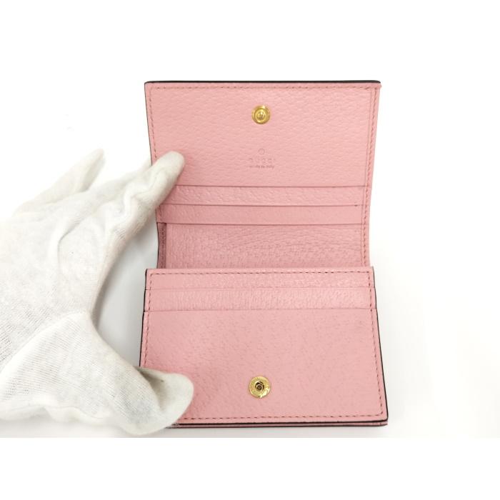 【未使用品】GUCCI グッチ GGマーモント ストロベリーチェリー二つ折り財布 GUCCI 【中古】GUCCI 二つ折り コンパクト財布 ストロベリー