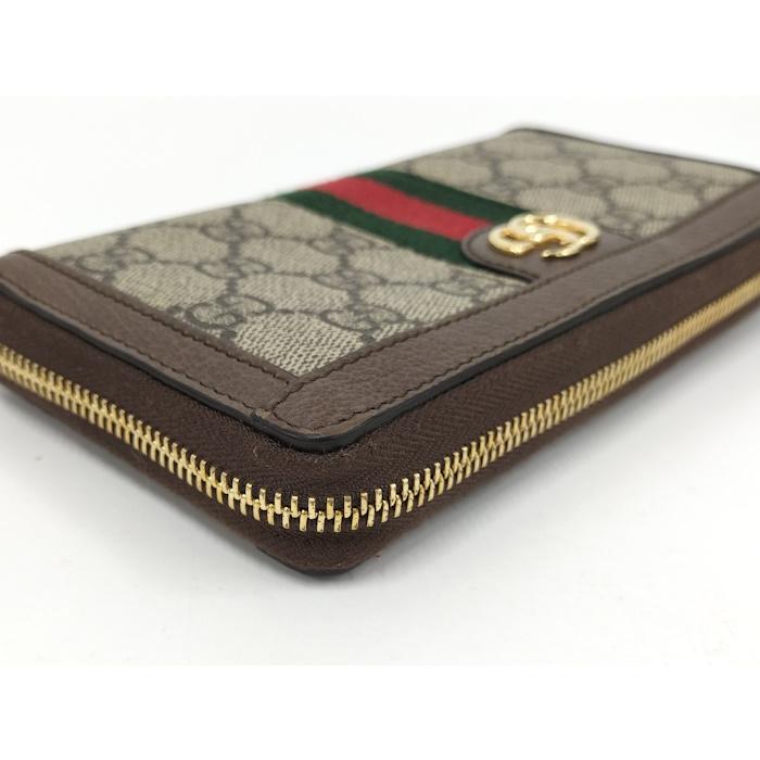 GUCCI（グッチ） オフィディア ラウンドファスナー 長財布 シェリー 