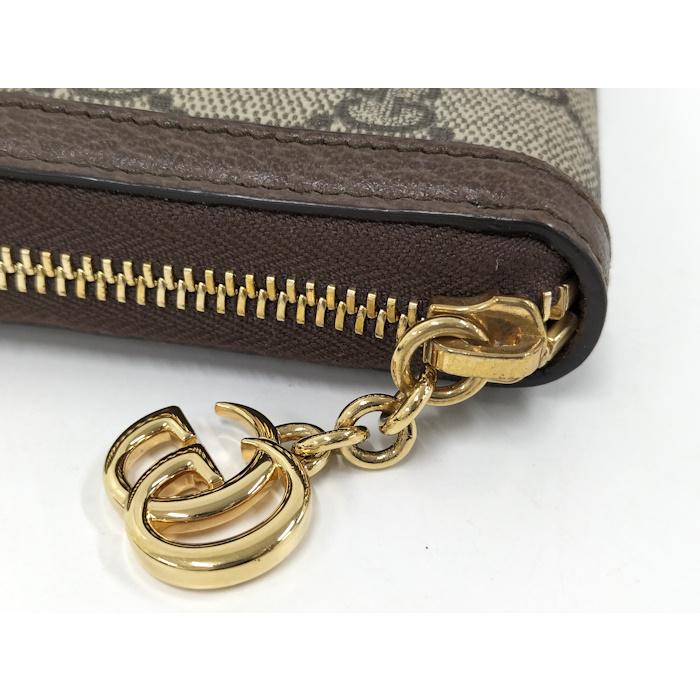 GUCCI（グッチ） オフィディア ラウンドファスナー 長財布 シェリー 