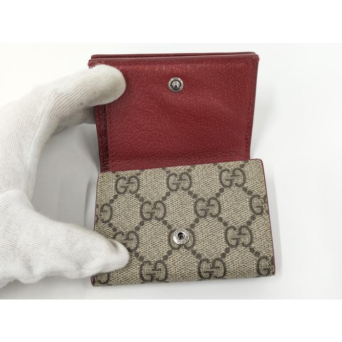 GUCCI GGスプリーム GG ディテール付き ミニ ウォレット 768251 GUCCI GGスプリーム GG ディテール付き ミニ ウォレット 768251