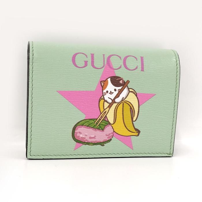 GUCCI × ばなにゃ コラボ 二つ折り財布 GUCCI ばなにゃ コラボ 二つ折り財布