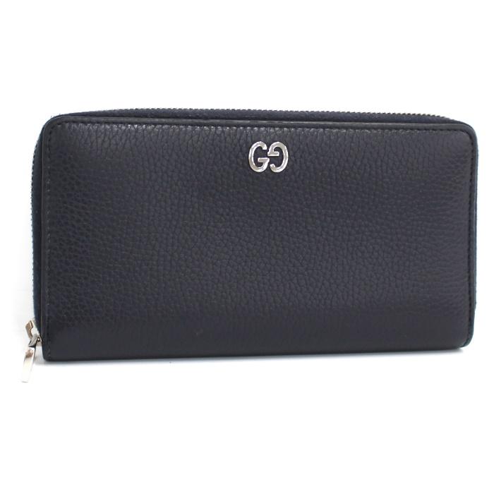 GUCCI 【中古】GUCCI ラウンドファスナー長財布 ドリアン レザー 