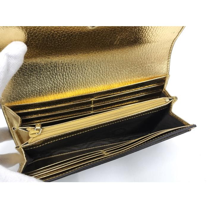 GUCCI 二つ折り 長財布 ダブルG GGスプリーム コンチネンタル GUCCI 二つ折り 長財布 ダブルG GGスプリーム コンチネンタル