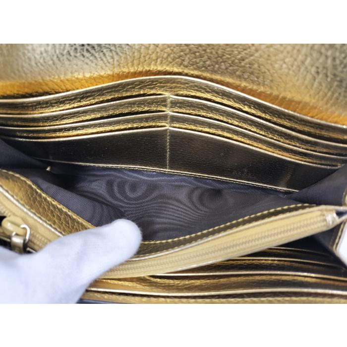 GUCCI 二つ折り 長財布 ダブルG GGスプリーム コンチネンタル GUCCI 二つ折り 長財布 ダブルG GGスプリーム コンチネンタル