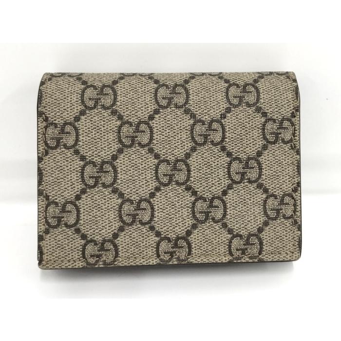 GUCCI カードケース 二つ折り財布 ハートモチーフ GGスプリーム GUCCI カードケース 二つ折り財布 ハートモチーフ GGスプリーム