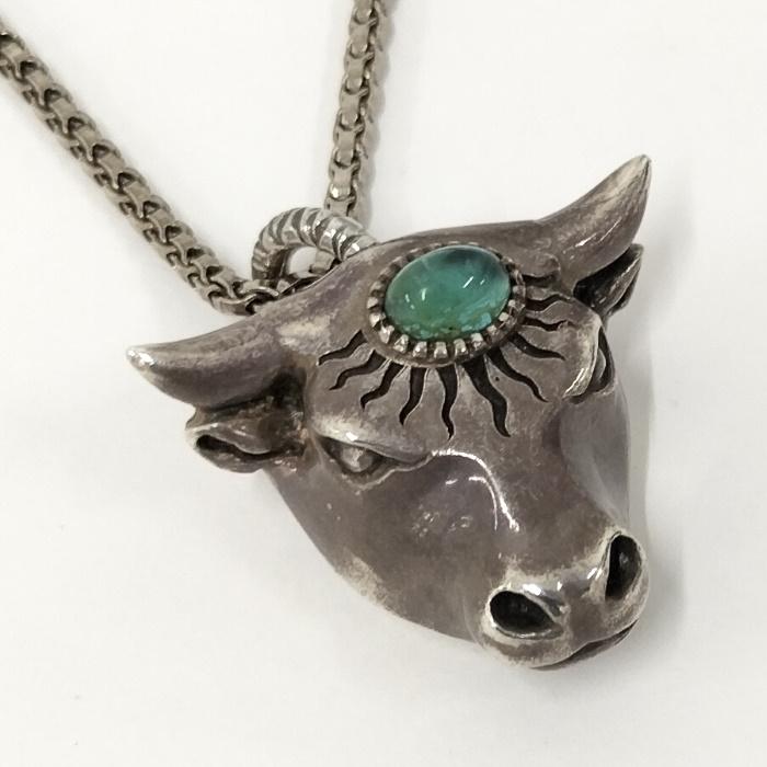 GUCCI 【中古】GUCCI ネックレス アンガーフォレスト ブルヘッド