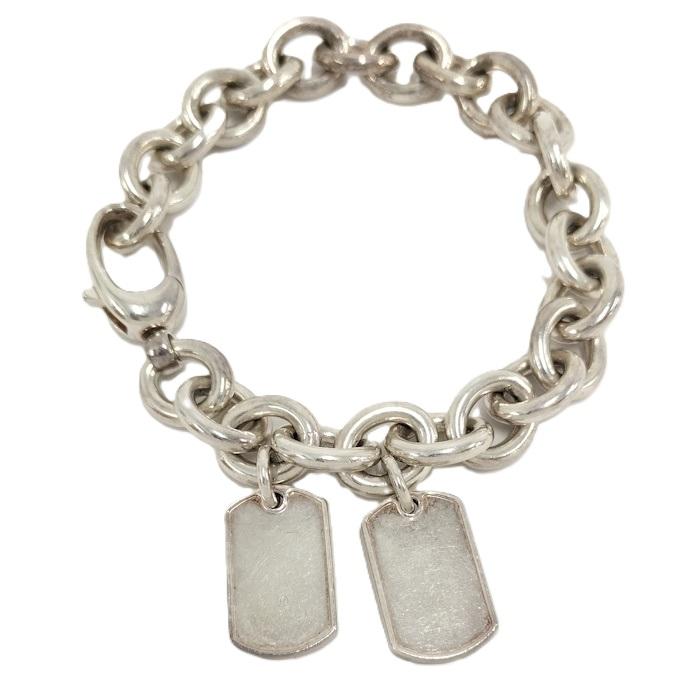 GUCCI ドッグダグ ダブルタグ シルバー ブレスレット SV925 : JJ  
