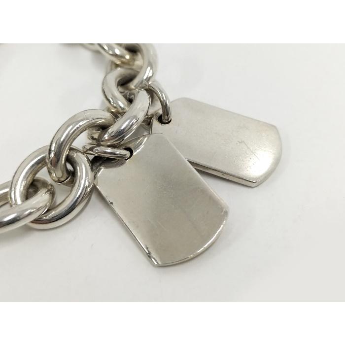 GUCCI 【中古】GUCCI チェーンブレスレット ダブル ドッグタグ GUCCI 【中古】GUCCI チェーンブレスレット ダブル ドッグタグ