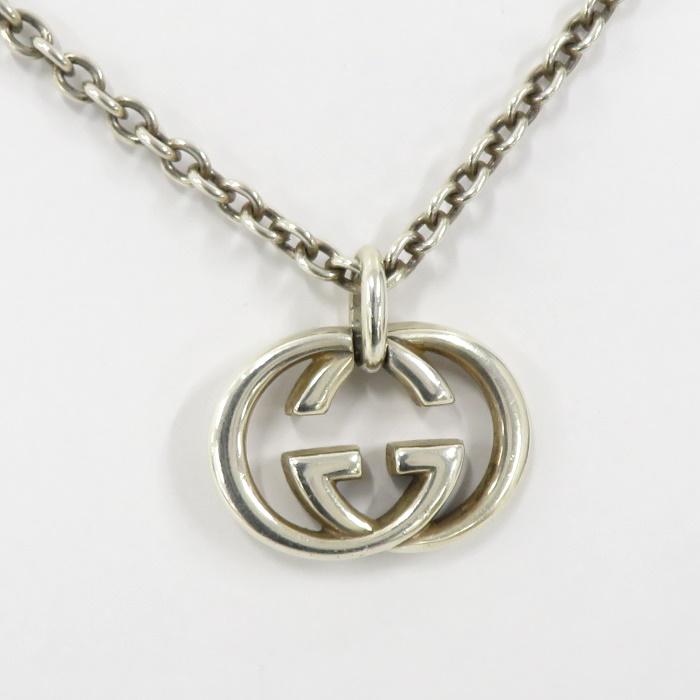 中古】GUCCI ネックレス インターロッキングG シルバー925 SV925