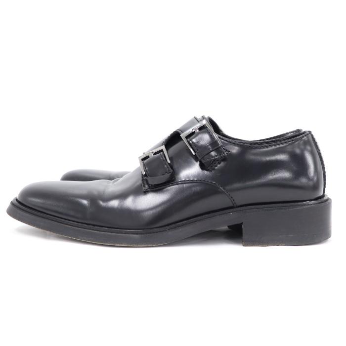 GUCCI 【中古】グッチ ビジネスシューズ ダブルモンクストラップ
