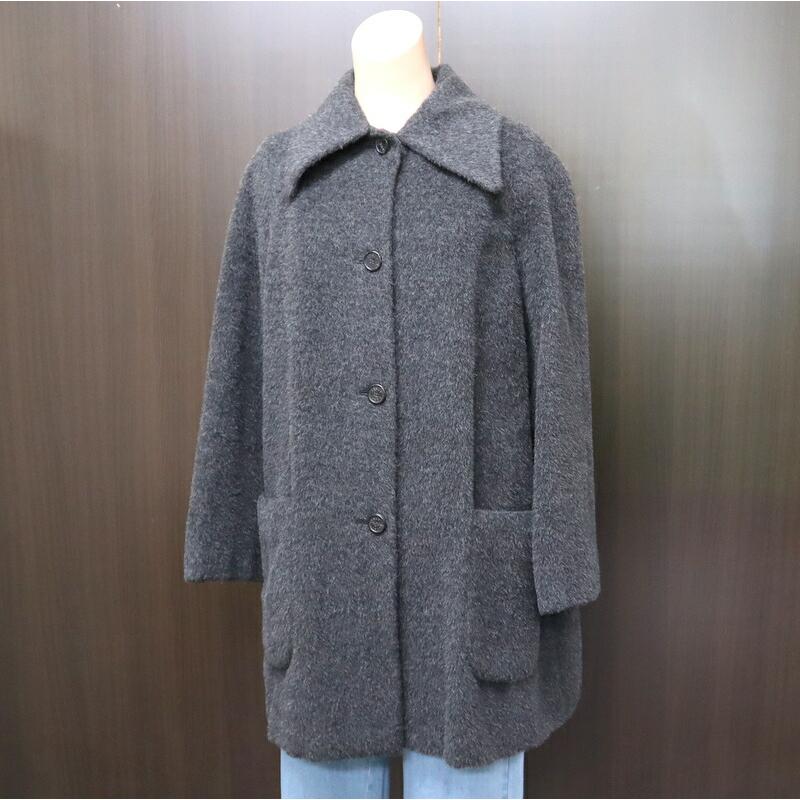 GUCCI グッチ アルパカ・コート グレー #38 : JJコレクション ヤフー店