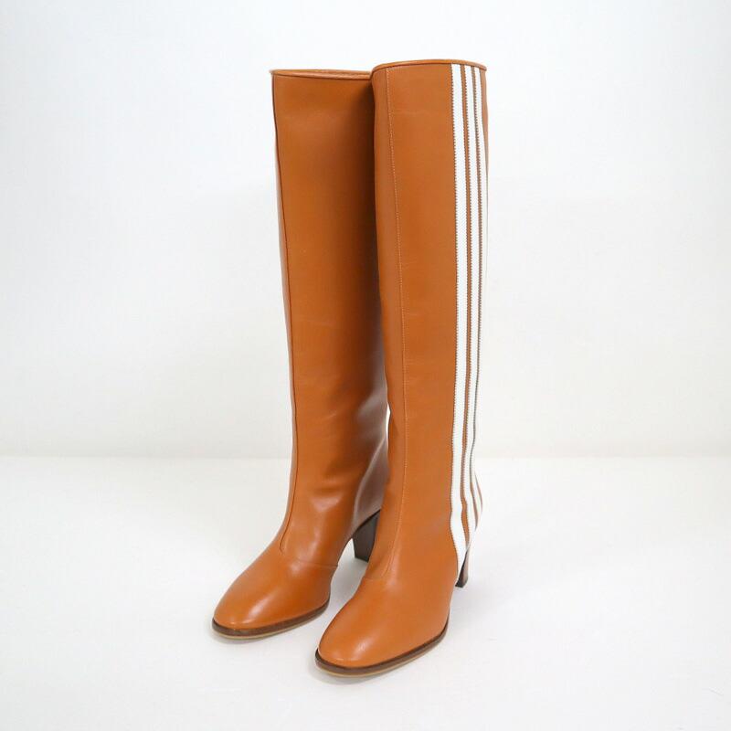 GUCCI グッチ×アディダス ロングブーツ 73mm Knee-High-Boots 36 1/2