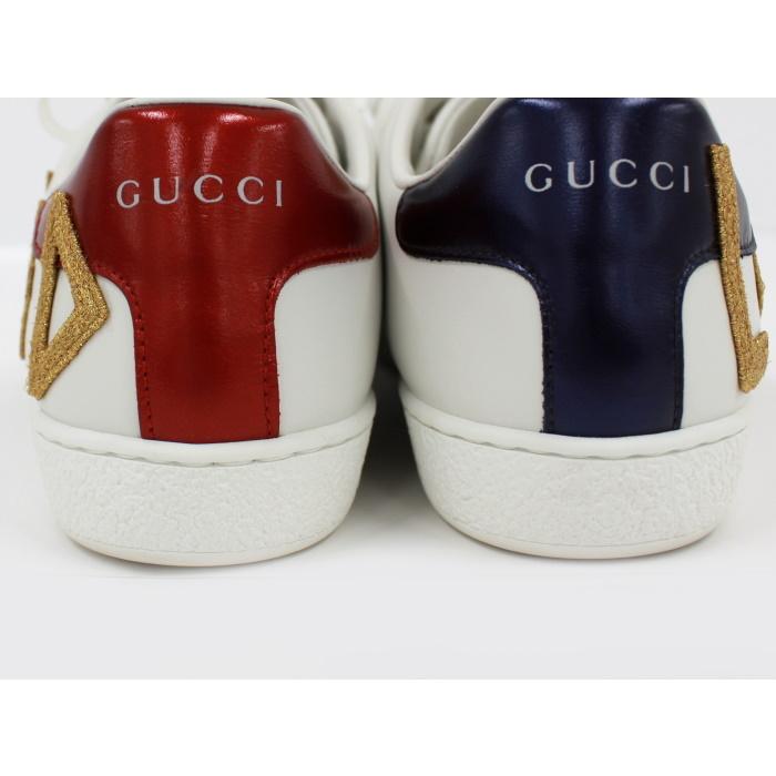 GUCCI 【中古】GUCCI レディース スニーカー エース エンブロイダリー 