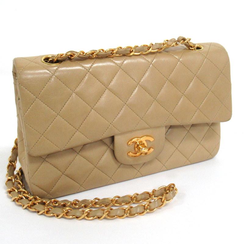 CHANEL シャネル　ショルダー バッグ ゴールドチェーン CHANEL シャネル マトラッセ・チェーンショルダー23 ショルダーバッグ