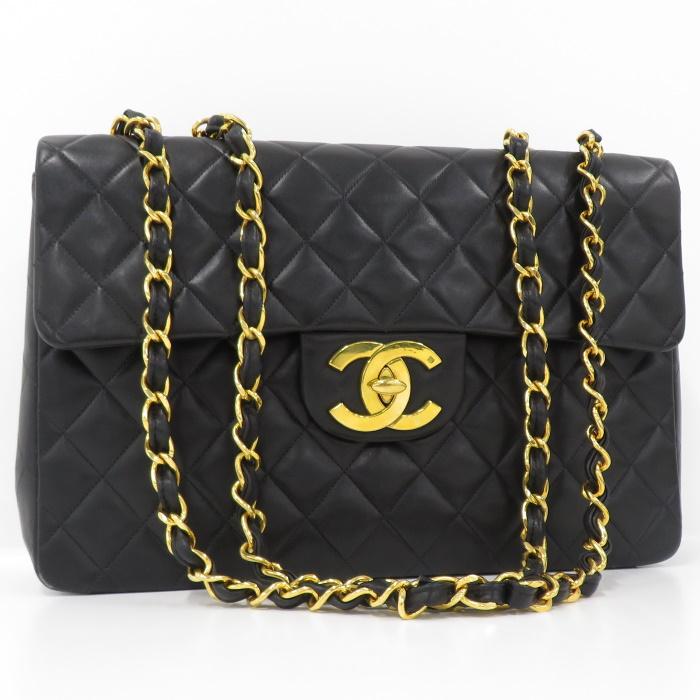 CHANEL 【中古】CHANEL チェーンショルダーバッグ デカマトラッセ 34  