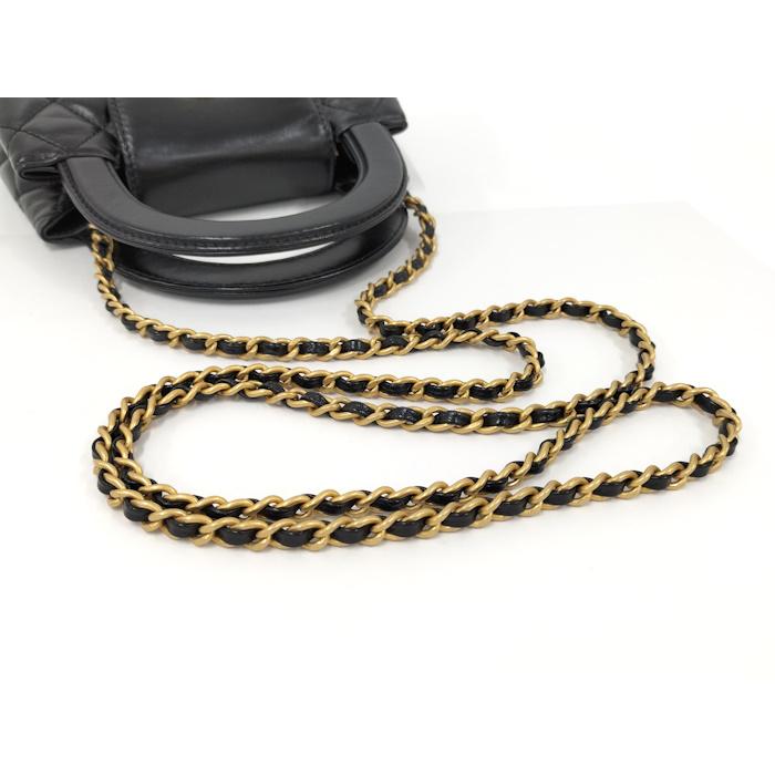 CHANEL 2WAY ミニ チェーン ショルダーバッグ トップハンドル CHANEL 2WAY ミニ チェーン ショルダーバッグ トップハンドル