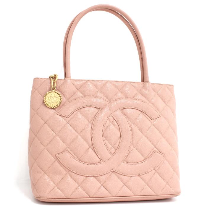 CHANEL 【中古】CHANEL トートバッグ 復刻トート キャビアスキン 