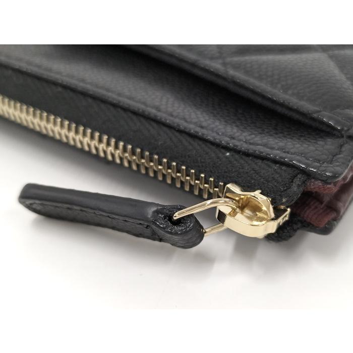 CHANEL コインケース カードケース マトラッセ キャビアスキン