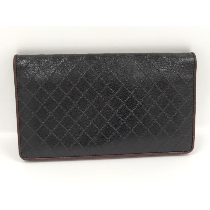 CHANEL ビコローレ 長財布 ブラック CHANEL ビコローレ 長財布 札入れ ラムスキン ブラック