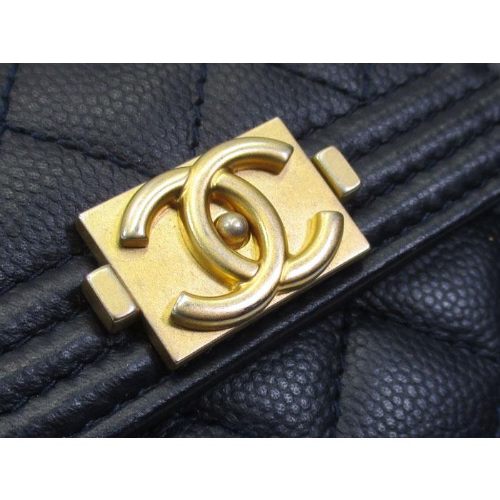 キャビアスキン 【中古】CHANEL ボーイ シャネル 4連 キーケース キャビアスキン 【中古】CHANEL ボーイ シャネル 4連 キーケース