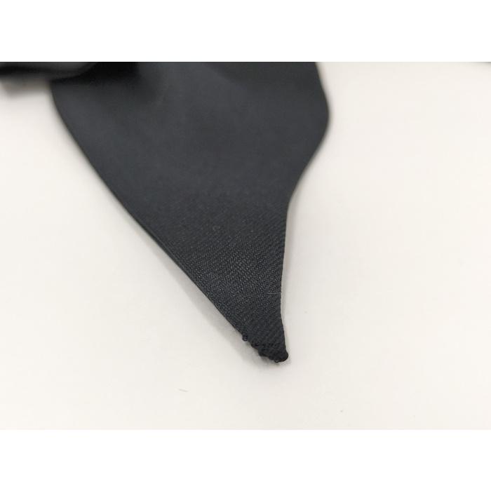 CHANEL リボン バレッタ ヘアクリップ ココマーク ブラック 25V