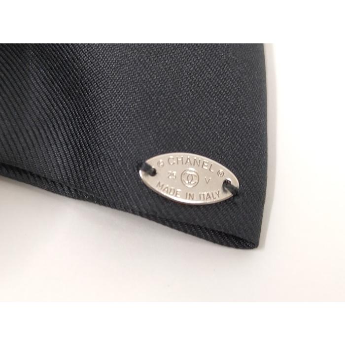 CHANEL 25新品リボン バレッタ ヘアクリップ ココマーク ブラック CHANEL リボン バレッタ ヘアクリップ ココマーク ブラック 25V