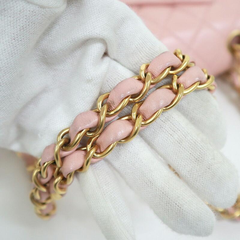 CHANEL シャネル マトラッセ25 チェーンショルダーバッグ Wフラップ