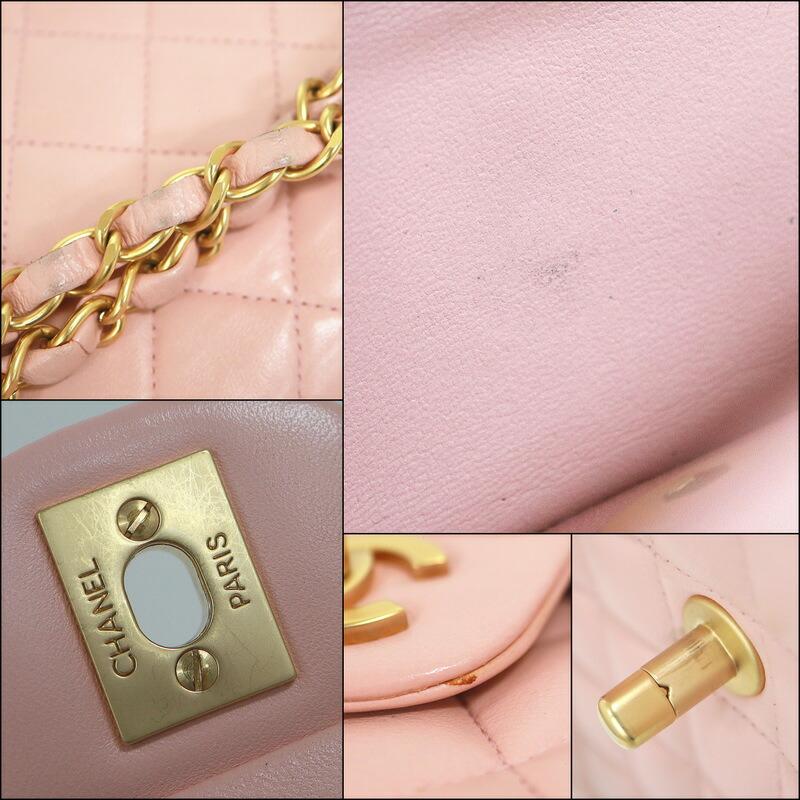CHANEL シャネル マトラッセ25 チェーンショルダーバッグ Wフラップ