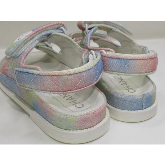 CHANEL 【中古】CHANEL ココマーク フットベット サンダル 