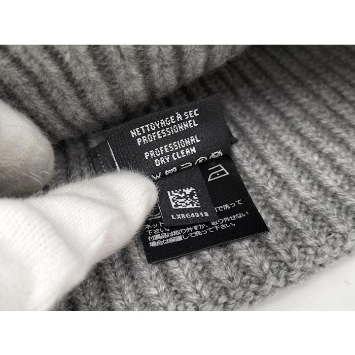 CHANEL ニット帽 ロゴ グレー カシミヤ AAA410 : JJコレクション CHANEL ニット帽 ロゴ グレー カシミヤ AAA410 : JJコレクション