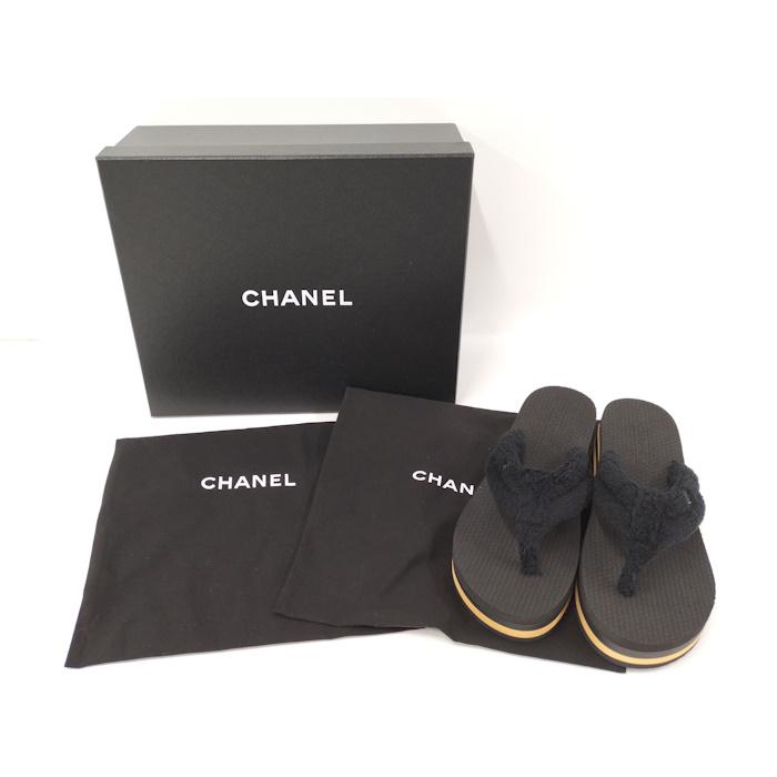 CHANEL（シャネル） サンダル ココマーク ブラック G46202 : JJ