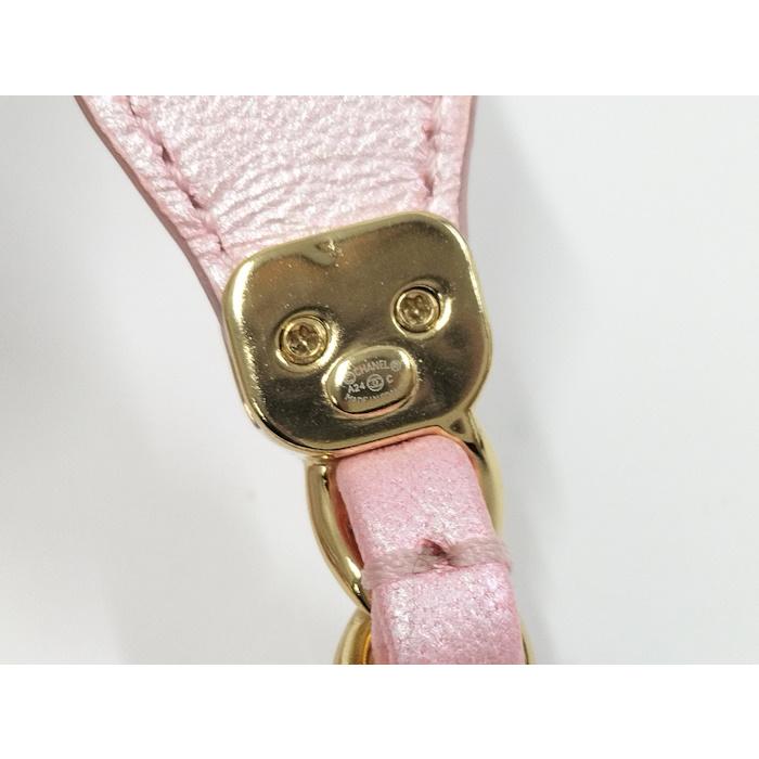 CHANEL ベルト チェーン レザー ピンク A24C AUTH CHANEL BELT CHAIN LEATHER PINK A24C COCO MARK CHANEL CHAIN