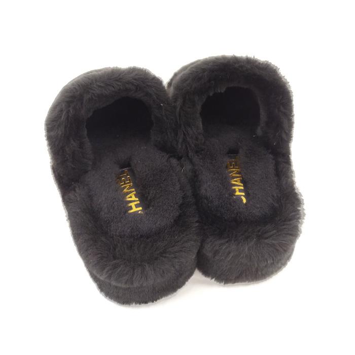 CHANEL（シャネル） ファースリッパ ブラック G45984 : JJコレクション 