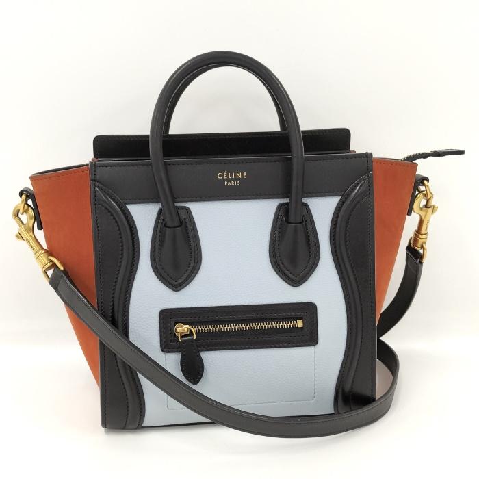 CELINE ラゲージ　マイクロ CELINE（セリーヌ） ラゲージ マイクロショッパー 2WAYハンドバッグ