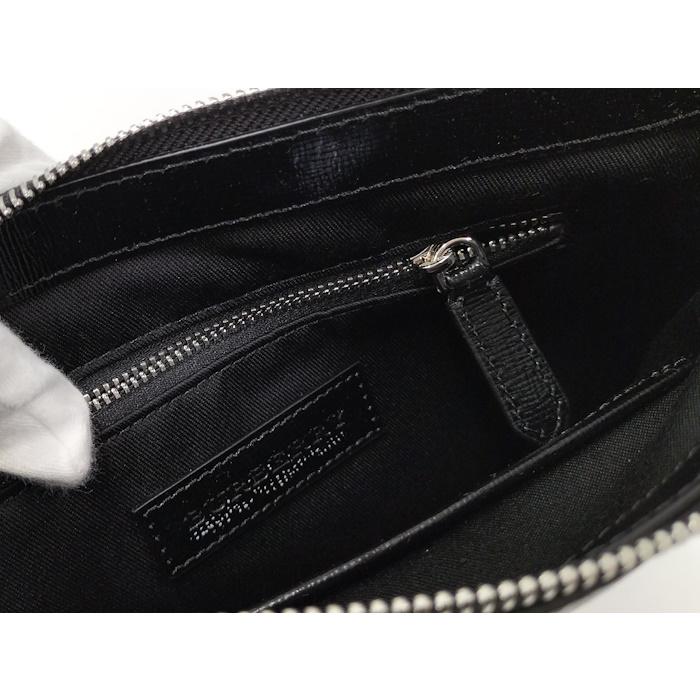 BURBERRY ショルダーバッグ メッセンジャーバッグ チェック PVC レザー