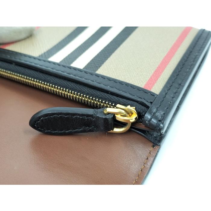 BURBERRY ノバチェック PVC×レザー 長財布 BURBERRY（バーバリー） 二つ折り長財布 ノバチェック PVC : JJ