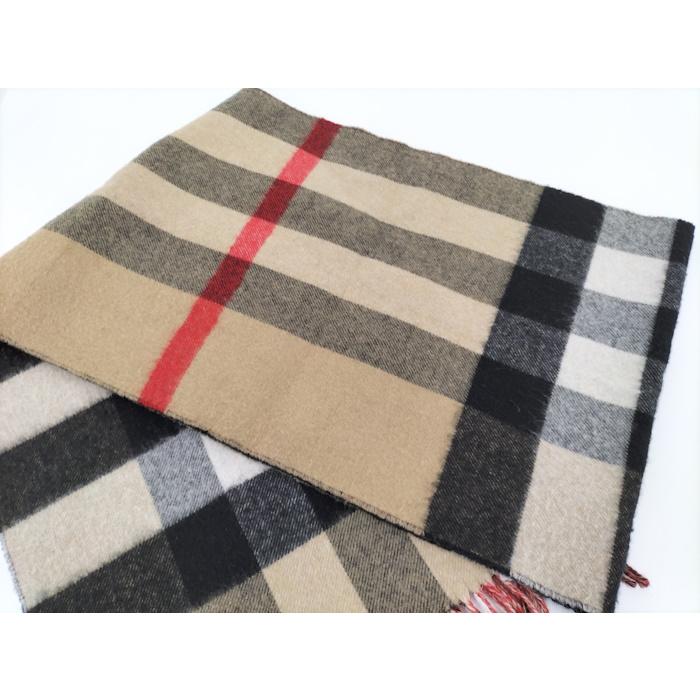 【美品】BURBERRY バーバリー カシミヤ 100% マフラー ノバチェック BURBERRY マフラー ノバチェック マルチカラー カシミヤ100