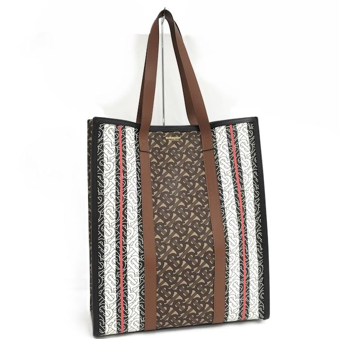 BURBERRY（バーバリー） トートバッグ TBモノグラム ストライプ PVC