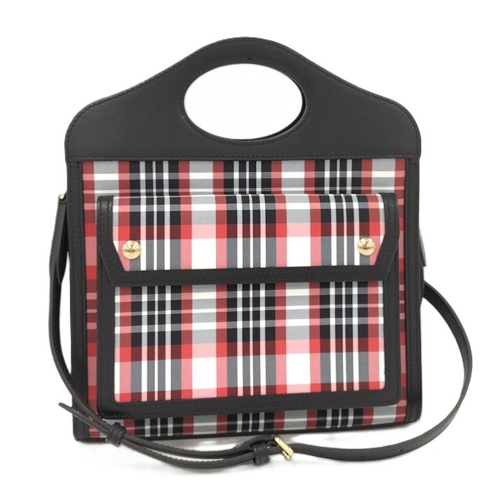 Burberry バーバリー　バッグ BURBERRY（バーバリー） ポケット 2WAYショルダーバッグ レザー マルチ