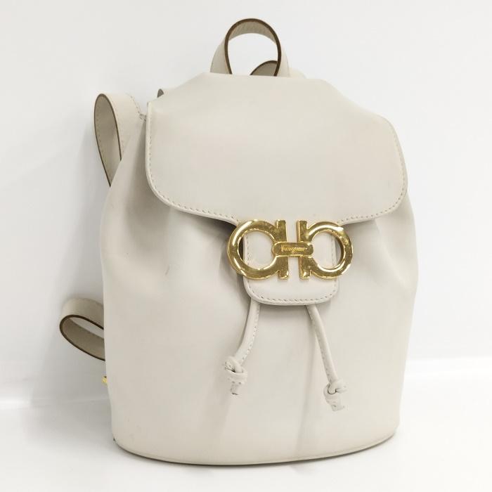 中古】Salvatore Ferragamo リュック バックパック ガンチーニ