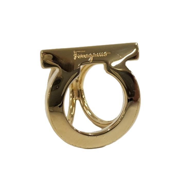 Salvatore Ferragamo スカーフリング ガンチーニ GP ゴールド