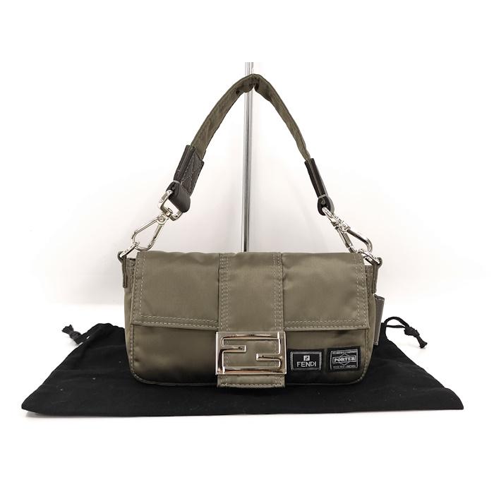 FENDI バケット ミニ 3WAYハンドバッグ ポーターコラボ ナイロン 