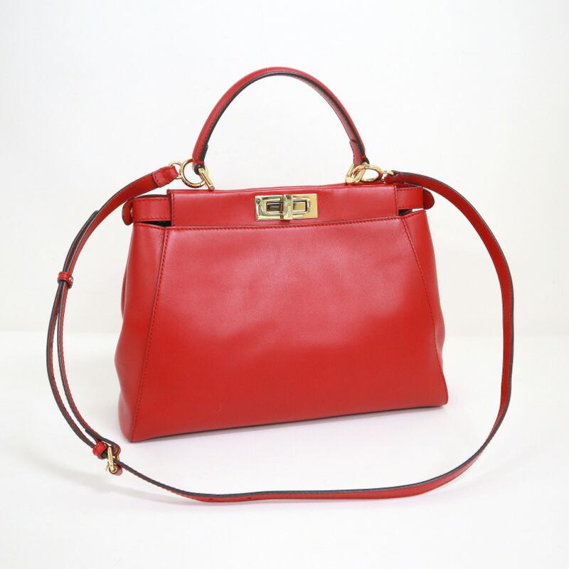 FENDI フェンディ ピーカブーレギュラー 2WAYショルダーバッグ