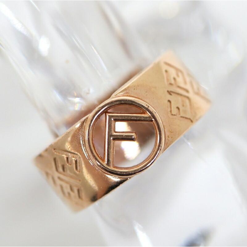 FENDI フェンディ エフイズフェンディ リング ピンクゴールド GP S 
