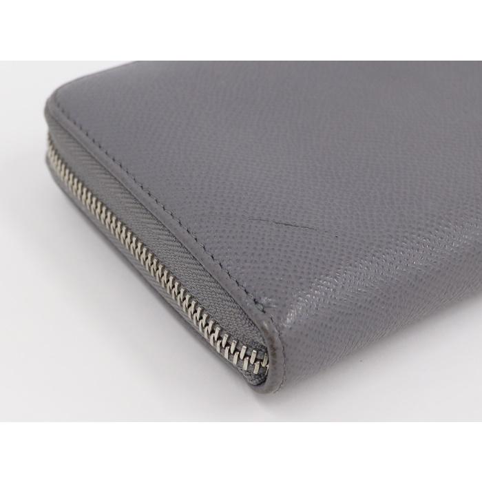 BVLGARI グレー 長財布 ☆未使用品☆BVLGARI ブルガリ・ブルガリ マン 二つ折り長財布