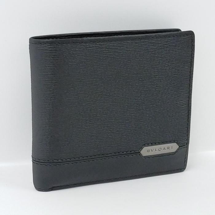 【052出品】 BVLGARI 【中古】BVLGARI 二つ折り財布 セルペンティ スカリエ