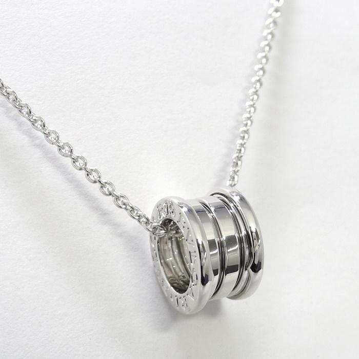 BVLGARI ネックレス ビーゼロワン 750WG K18WG ホワイトゴールド 約 