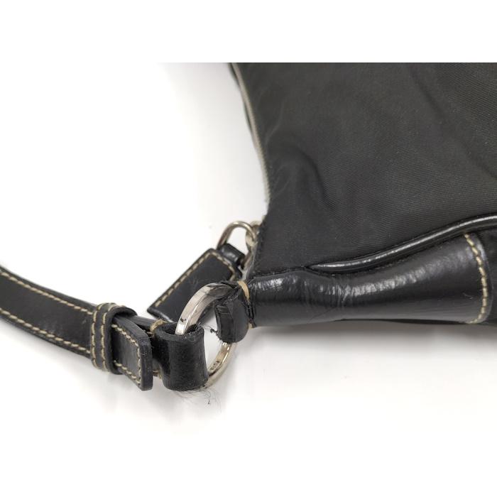 プラダ　テスートナイロン　レザー　ワンショルダーバッグ　肩掛け　ブラック　209 1円 PRADA プラダ テスートナイロン×レザー トートバッグ