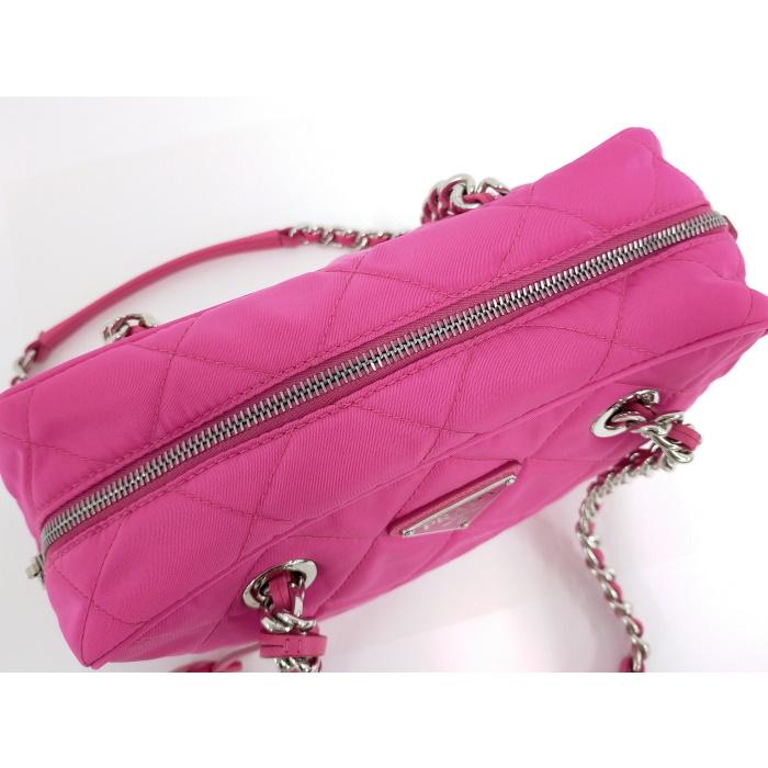 PRADA ☆【中古】プラダ チェーン ショルダーバッグ ナイロン