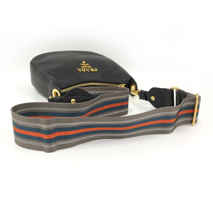 極美品【プラダ】ヴィッテロフェニックス　レザー　クロスボディ　ショルダーバッグ PRADA（プラダ） ショルダーバッグ ヴィッテロフェニックス レザー